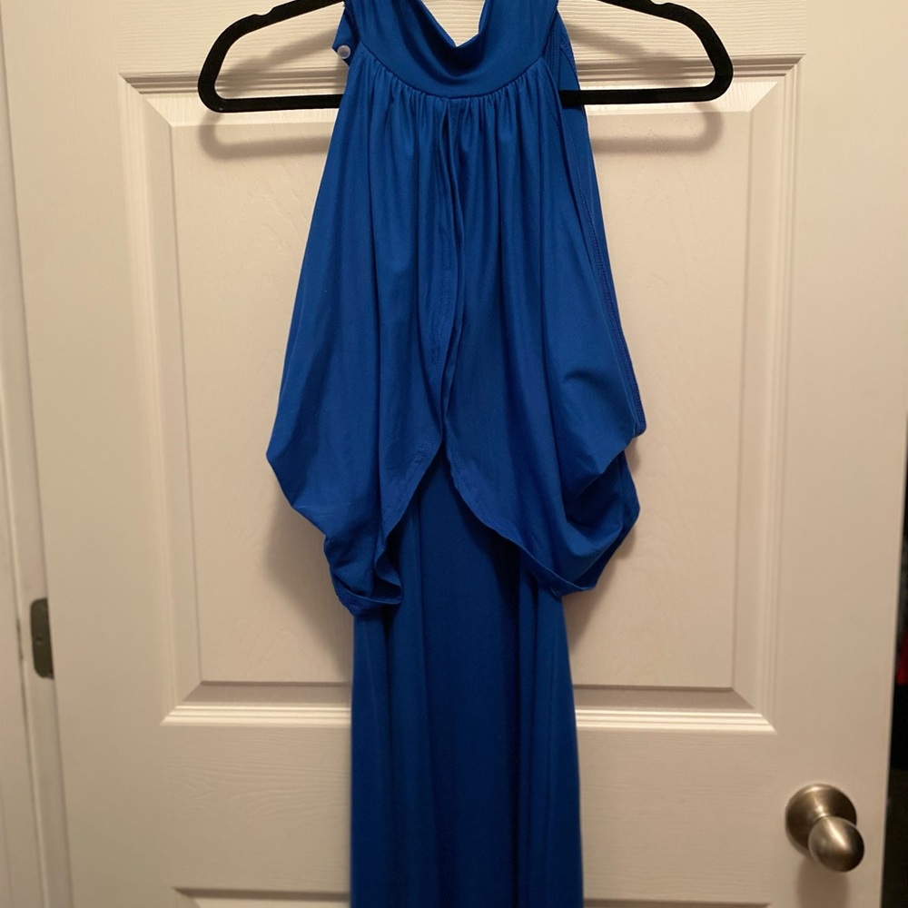 Blue dress